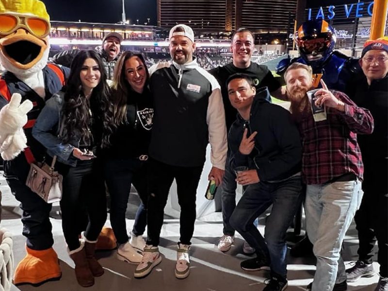 The Petrosian team at a Las Vegas event
