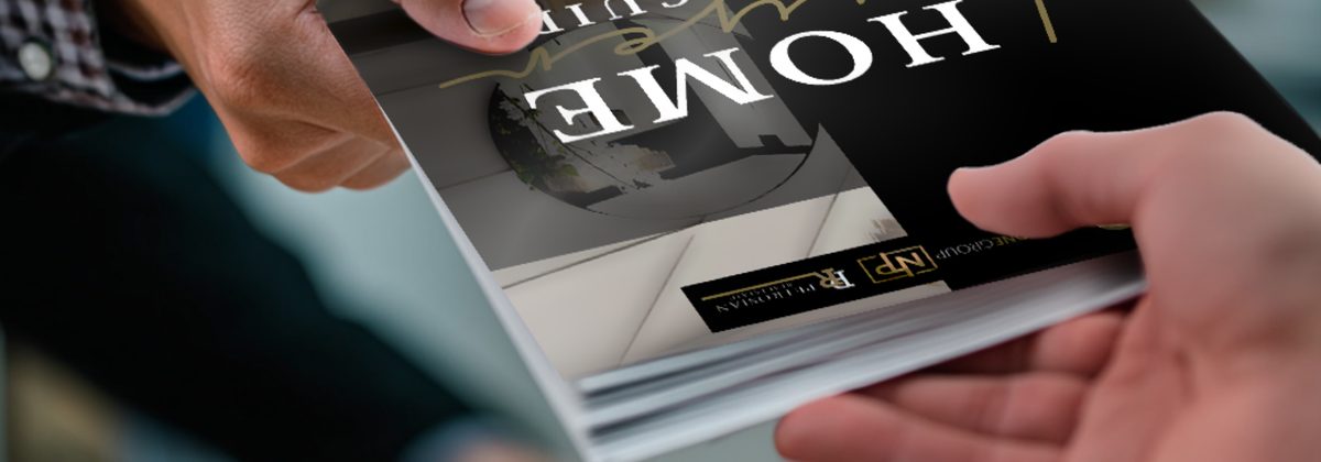 A Petrosian buyer guide being handed across a desk